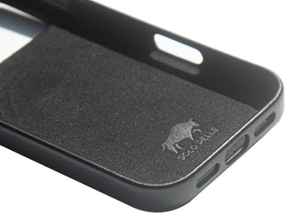 Solo Pelle Lederhülle für das iPhone 17 Pro in 6.3 Zoll Princeton Case Schwarz Braun Leder Hülle Ledertasche Backcover aus echtem Leder geeignet für MagSafe Zubehör (Kopya)