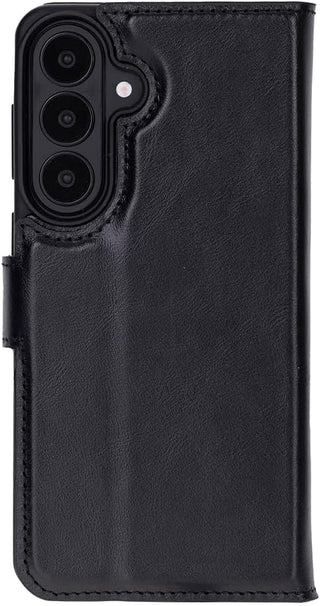 Solo Pelle Harvard Echtleder Hülle kompatibel mit Samsung Galaxy S26 Ultra – Magnetische 2 in 1 Wallet Handyhülle mit abnehmbarem Backcover, Kartenfächern & RFID Schutz – Schwarz