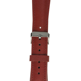 Solo Pelle Apple Watch Series 1-4 "Saff Leder Armband Uhrenband mit passendem Uhrenadapter Connector Ersatzband Strap 38mm in Saffiano Schwarz
