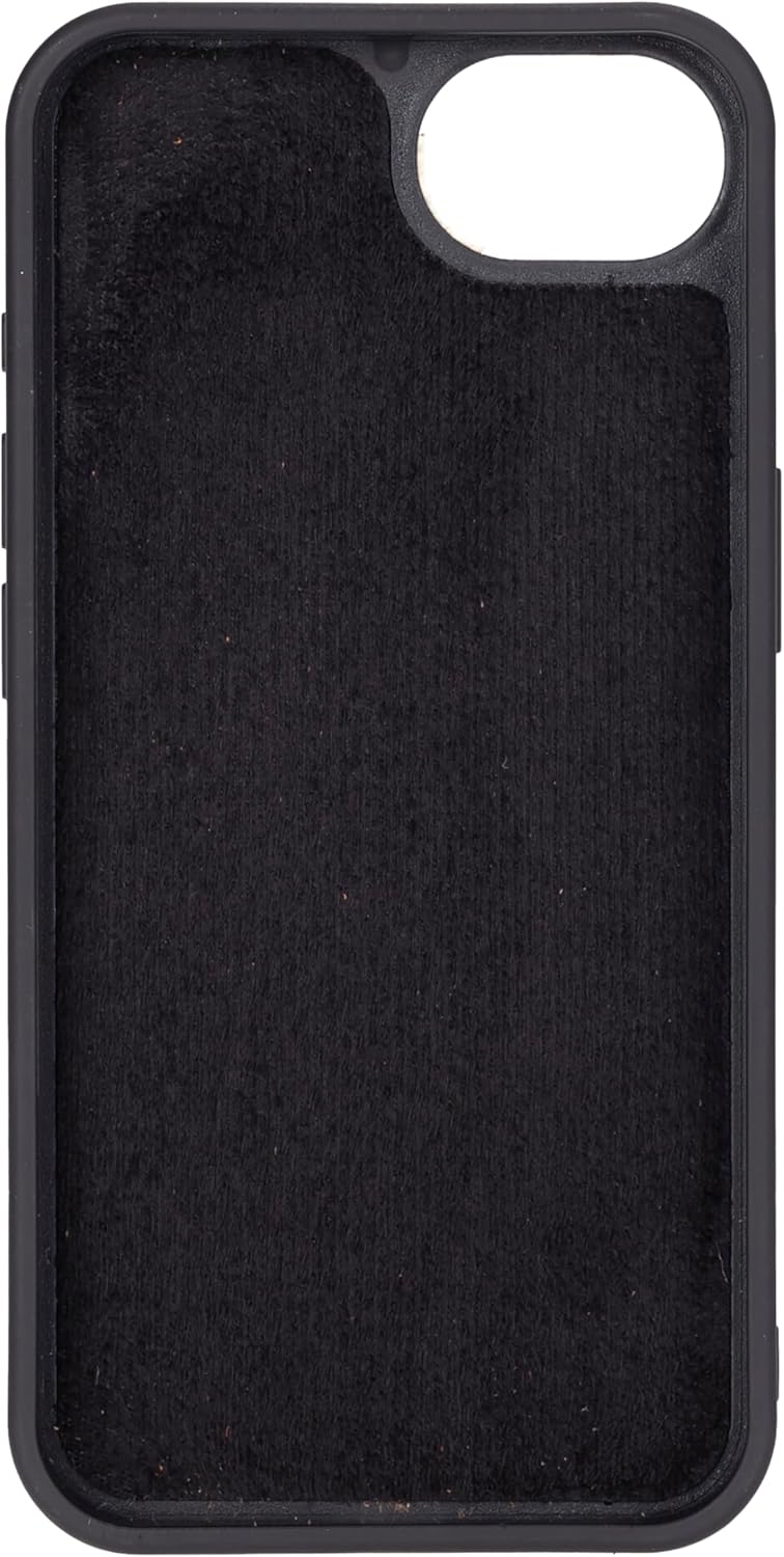 Solo Pelle Lederhülle für das iPhone 16e in 6.1 Zoll Schwarz Stanford Case Leder Hülle Ledertasche Backcover aus echtem Leder geeignet für MagSafe Zubehör