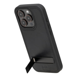 Solo Pelle Lederhülle für das iPhone 15 Pro 6.1 Zoll Drop Case Case Leder - Camel Braun