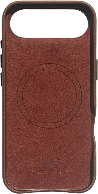 Solo Pelle Lederhülle für das iPhone 17 Air in 6.5 Zoll Princeton Case Vintage Braun Leder Hülle Ledertasche Backcover aus echtem Leder geeignet für MagSafe Zubehör (Kopya) (Kopya)