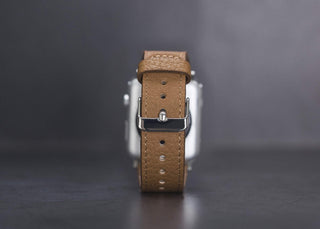 Maison de Noblesse Lederarmband für das Apple Watch Series 1-4 I Armband für das original Apple Watch 1, 2, 3 und 4 in Braun 38/40mm
