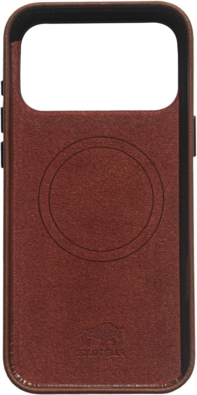 Solo Pelle Lederhülle für das iPhone 17 Pro Max in 6.9 Zoll Princeton Case Vintage Braun Leder Hülle Ledertasche Backcover aus echtem Leder geeignet für MagSafe Zubehör