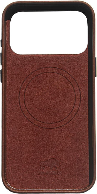 Solo Pelle Lederhülle für das iPhone 17 Pro in 6.3 Zoll Princeton Case Vintage Braun Braun Leder Hülle Ledertasche Backcover aus echtem Leder geeignet für MagSafe Zubehör (Kopya) (Kopya)