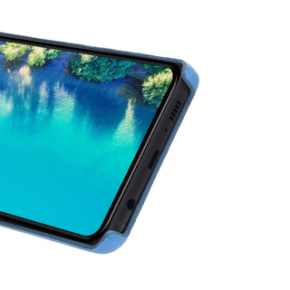 Maison de Noblesse kompatibel mit Samsung S10 Lederhülle Ledertasche Backcover Ultra Slim (Light Blau)