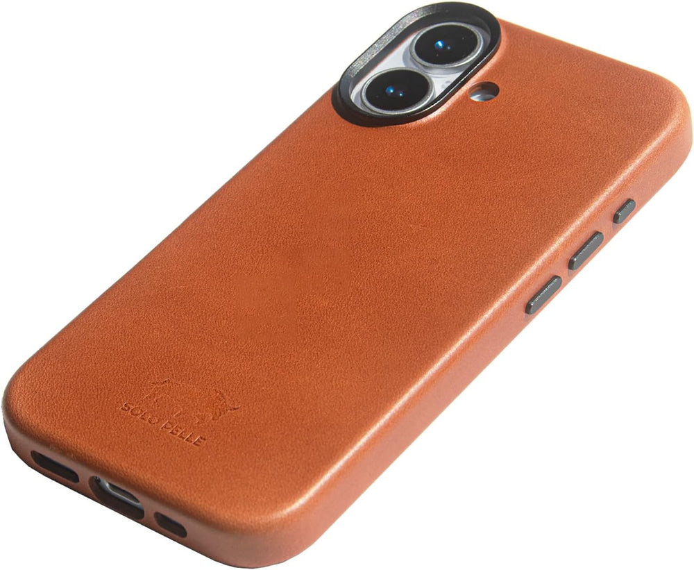 Solo Pelle Lederhülle für das iPhone 17 in 6.3 Zoll Princeton Case Leder Hülle Ledertasche Backcover aus echtem Leder geeignet für MagSafe Zubehör