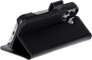 Schwarz Braun Braun Solo Pelle Lederhülle kompatibel für iPhone 17 in 6.3 Zoll abnehmbare Hülle (2in1) inkl. Kartenfächer geeignet für MagSafe Zubehör