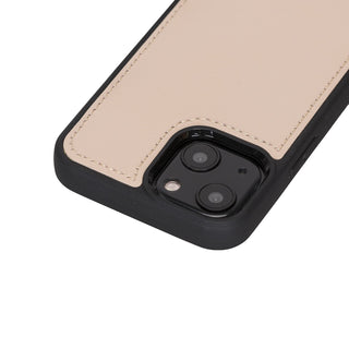 Solo Pelle Lederhülle für das iPhone 13 Mini  in 5.4 Zoll Stanford Case - Camel Braun