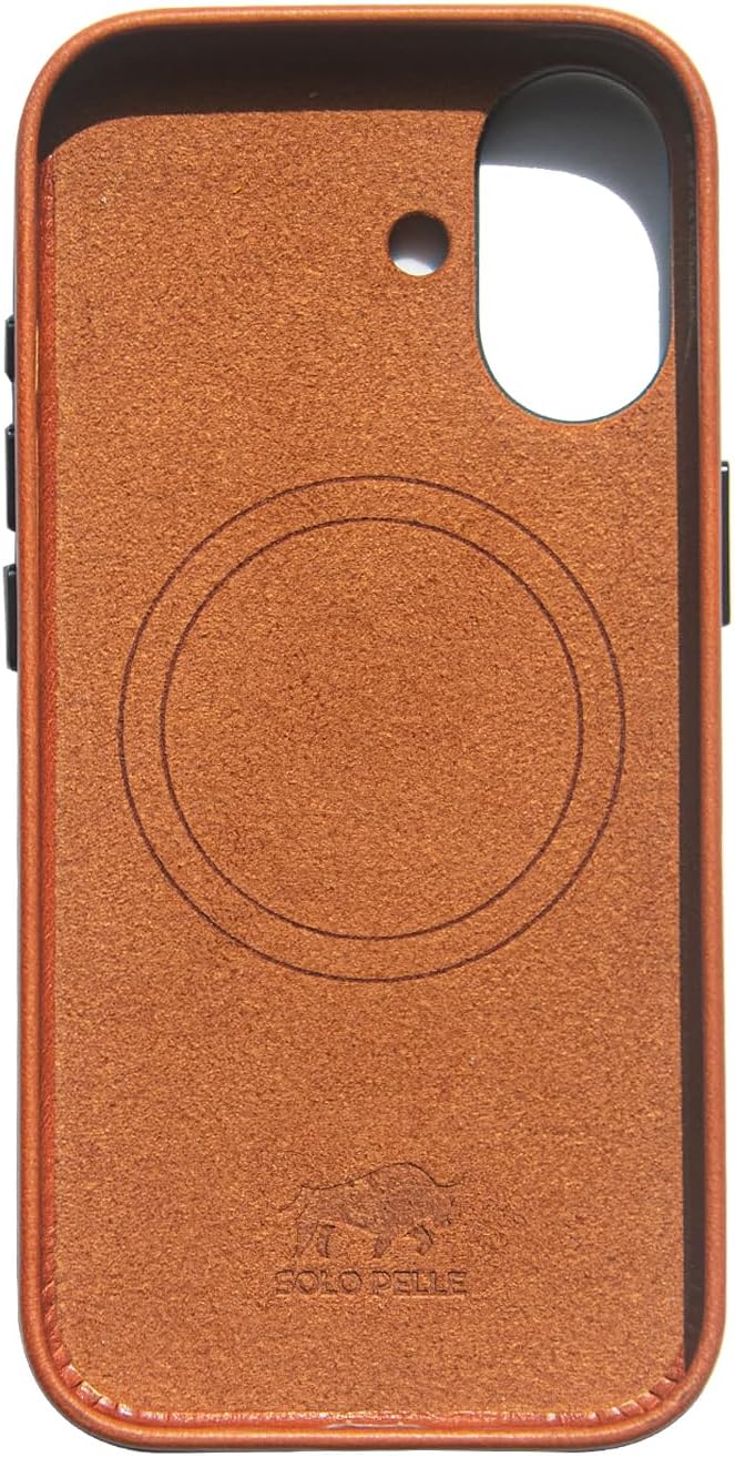 Solo Pelle Lederhülle für das iPhone 17 in 6.3 Zoll Princeton Case Leder Hülle Ledertasche Backcover aus echtem Leder geeignet für MagSafe Zubehör