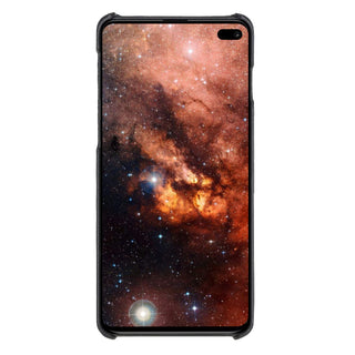 Maison de Noblesse kompatibel mit Samsung S10 Plus Lederhülle Ledertasche Backcover Ultra Slim (Kaviar Schwarz)