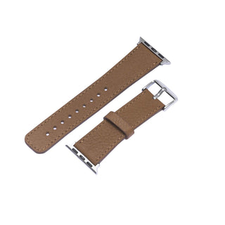 Maison de Noblesse Lederarmband für das Apple Watch Series 1-4 I Armband für das original Apple Watch 1, 2, 3 und 4 in Braun 38/40mm
