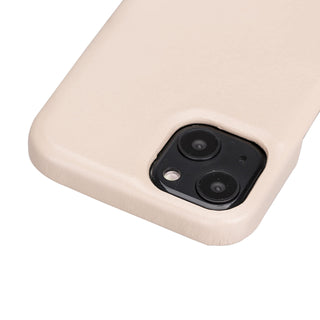 Solo Pelle Lederhülle für das iPhone 13 in 6.1 Zoll Princeton Case - Nude Rosa