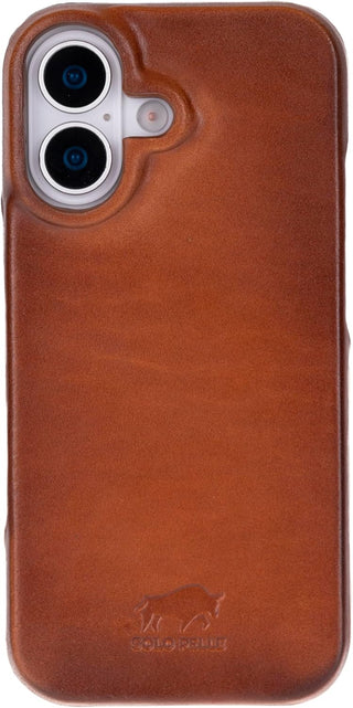 Cognac Braun Braun Solo Pelle Lederhülle kompatibel für iPhone 17 in 6.3 Zoll abnehmbare Hülle (2in1) inkl. Kartenfächer geeignet für MagSafe Zubehör