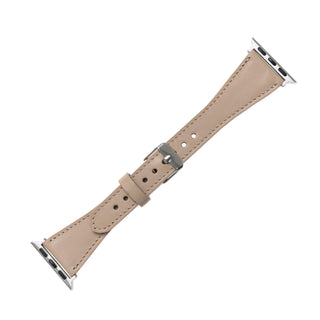 Solo Pelle Lederarmband Lady für das Apple Watch Series 1-4 I Armband für das original Apple Watch 1, 2, 3 und 4 in 42/44mm Rosegold + Rose Connector