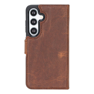 Magic Samsung Galaxy S25 Detachable Leather Wallet Case