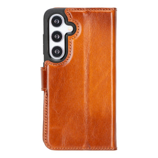 Magic Samsung Galaxy S25 Detachable Leather Wallet Case