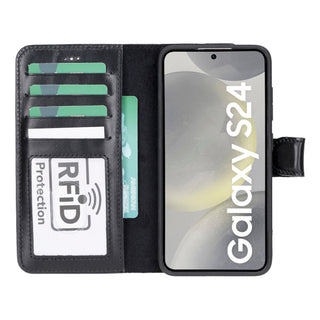 Magic - 2-in-1-Handyhülle für Samsung Galaxy S24 / Samsung Galaxy S24 Plus / Samsung Galaxy S24 Ultra aus Leder
