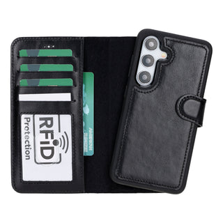 Magic - 2-in-1-Handyhülle für Samsung Galaxy S24 / Samsung Galaxy S24 Plus / Samsung Galaxy S24 Ultra aus Leder