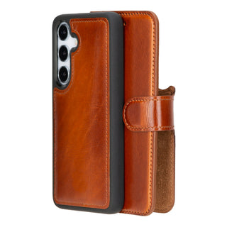 Magic Samsung Galaxy S25 Detachable Leather Wallet Case