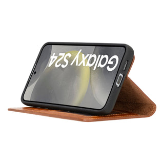 Magic - 2-in-1-Handyhülle für Samsung Galaxy S24 / Samsung Galaxy S24 Plus / Samsung Galaxy S24 Ultra aus Leder