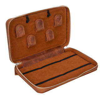 Kabelorganizer aus Leder