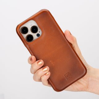 F360 - Handyhülle für iPhone 16 Pro aus Leder
