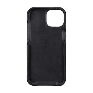 Solo Pelle Lederhülle für das iPhone 15 in 6.1 Zoll Princeton Case - Schwarz