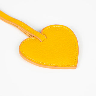 Heart Leather Bag Charm