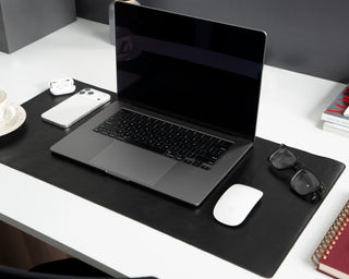 Single Layer Leather Desk Mat Small Size
