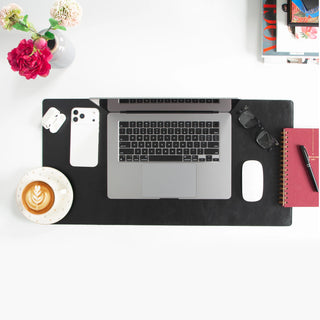 Single Layer Leather Desk Mat Small Size