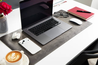 Single Layer Leather Desk Mat Small Size