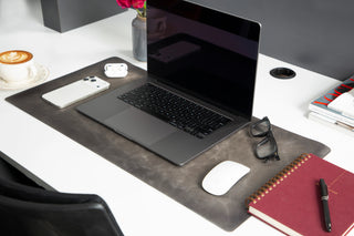 Single Layer Leather Desk Mat Small Size