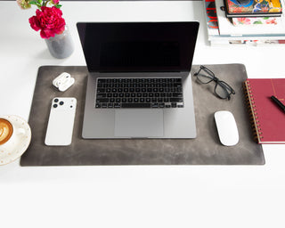 Single Layer Leather Desk Mat Small Size