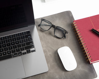Single Layer Leather Desk Mat Small Size
