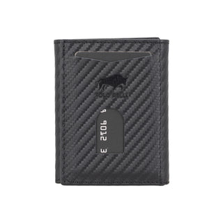 Slim Wallet "Riga" mit Münzfach 12 Karten - Carbon