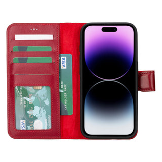 Magic - 2-in-1-Handyhülle für iPhone 16 Pro Max aus Leder