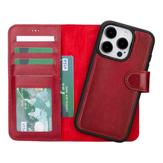 Magic - 2-in-1-Handyhülle für iPhone 16 Pro Max aus Leder