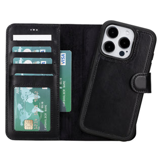 Magic - 2-in-1-Handyhülle für iPhone 16 Pro Max aus Leder