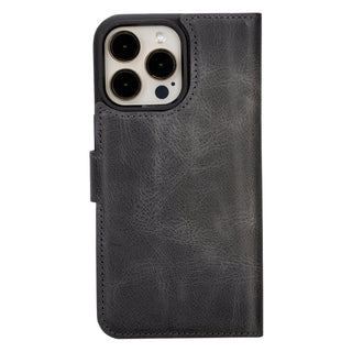 Magic - 2-in-1-Handyhülle für iPhone 16 Pro aus Leder