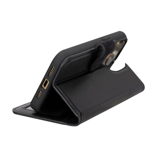 Magic - 2-in-1-Handyhülle für iPhone 16 Pro aus Leder