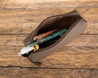 Multibox Leather Pencil Case