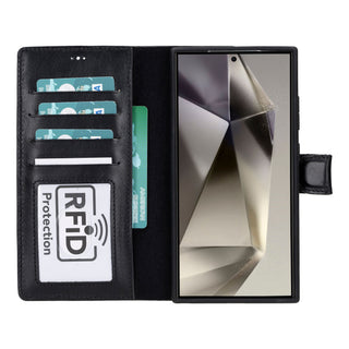 Magic - 2-in-1-Handyhülle für Samsung Galaxy S24 / Samsung Galaxy S24 Plus / Samsung Galaxy S24 Ultra aus Leder