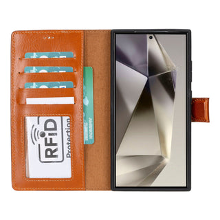 Magic - 2-in-1-Handyhülle für Samsung Galaxy S24 / Samsung Galaxy S24 Plus / Samsung Galaxy S24 Ultra aus Leder