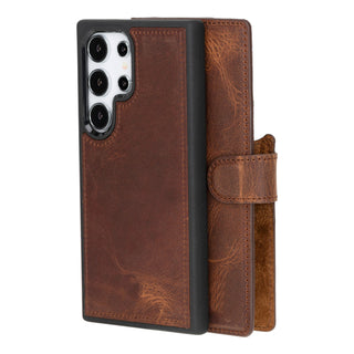 Magic - 2-in-1-Handyhülle für Samsung Galaxy S24 / Samsung Galaxy S24 Plus / Samsung Galaxy S24 Ultra aus Leder