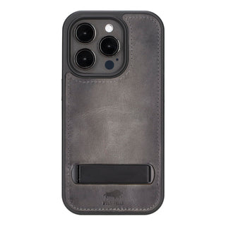 Solo Pelle Lederhülle für das iPhone 15 Pro 6.1 Zoll Drop Case Case Leder - Cognac Braun