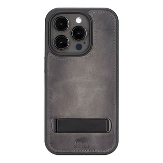 Solo Pelle Lederhülle für das iPhone 15 Pro 6.1 Zoll Drop Case Case Leder - Schwarz