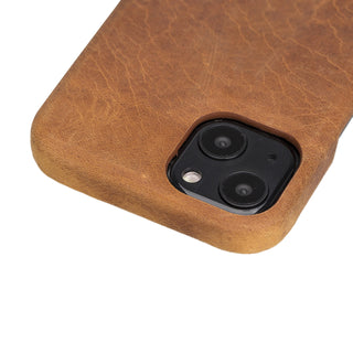 Solo Pelle Lederhülle für das iPhone 13 Mini in 5.4 Zoll Princeton Case - Camel Braun