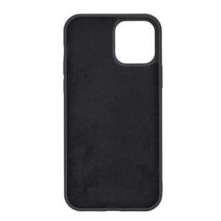 Solo Pelle Lederhülle kompatibel für iPhone 12/12 Pro in 6.1 Zoll abnehmbare Hülle (2in1) inkl. Kartenfächer für das original Apple iPhone (Matt Schwarz (2020))