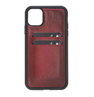 Solo Pelle Lederhülle für das iPhone 11 in 6.1 Zoll Stanford Case - Vintage Braun